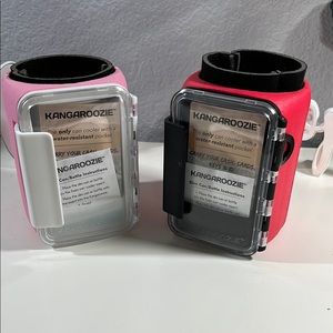 Pink and Red Wearable Cooler